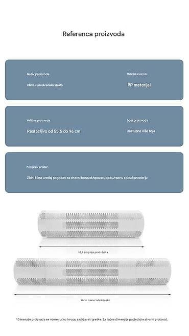 Univerzalni deflektor za klima uređaje – podesivi usmerivač vazduha - na lalafo.rs — 5 Univerzalni deflektor za klima uređaje – podesivi usmerivač vazduha - — 5