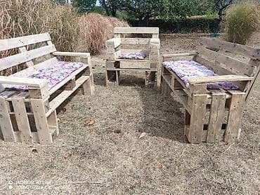 Garden furniture: Bastenski set paleta dostupan odmah Dva dvoseda 120x40 Fotelja at lalafo.rs — 4 Garden furniture: Bastenski set paleta dostupan odmah Dva dvoseda 120x40 Fotelja — 4