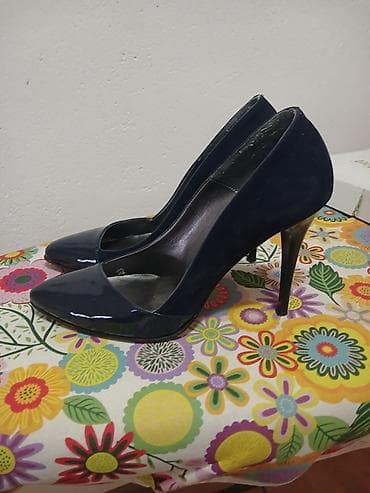 Elegantne ženske salonke – tamnoplave - Brend: Paolo Santini (logo na lalafo.rs — 2 Elegantne ženske salonke – tamnoplave - Brend: Paolo Santini (logo — 2