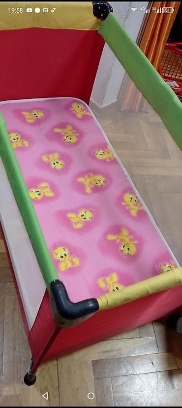 Cradles: Čuvarka sklapajuća za dete sa dobrim dušekom. očuvano. ispravan at lalafo.rs — 2 Cradles: Čuvarka sklapajuća za dete sa dobrim dušekom. očuvano. ispravan — 2