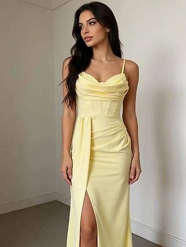 Elegantna duga haljina sa bretelama - Model: duga večernja/ koktel at lalafo.rs — 2 Elegantna duga haljina sa bretelama - Model: duga večernja/ koktel — 2