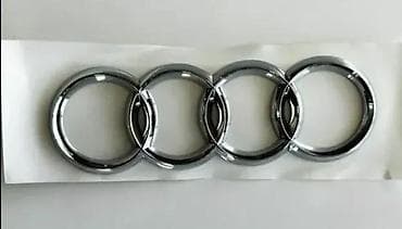 Znak/emblem “četiri prstena” za Audi – hromirani - Materijal: ABS na lalafo.rs Znak/emblem “četiri prstena” za Audi – hromirani - Materijal: ABS