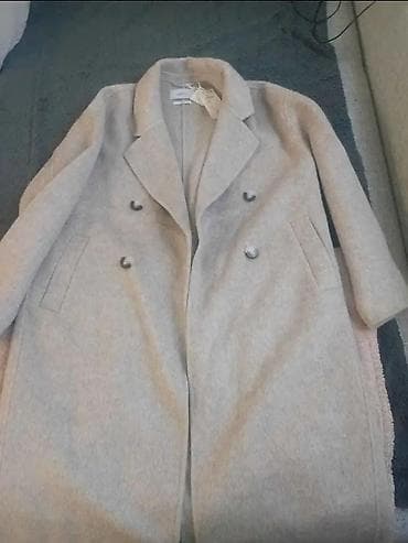 Ženski kaput RESERVED – model Wool Double - Boja: svetlosiva (melanž) at lalafo.rs — 4 Ženski kaput RESERVED – model Wool Double - Boja: svetlosiva (melanž) — 4