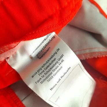 Workwear: Work pants, S (EU 48), color - Red at lalafo.rs — 6 Workwear: Work pants, S (EU 48), color - Red — 6