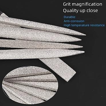 Komplet od 10 dijamantskih turpija raznih oblika na lalafo.rs — 6 Komplet od 10 dijamantskih turpija raznih oblika — 6