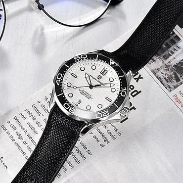 PAGANI DESIGN PD-1685 - 42mm - Bela - Omega Homage Potpuno nov muški na lalafo.rs — 1 PAGANI DESIGN PD-1685 - 42mm - Bela - Omega Homage Potpuno nov muški — 1