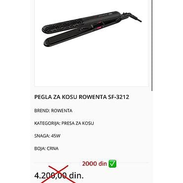 Savršena pegla za kosu za samo ! na lalafo.rs — 1 Savršena pegla za kosu za samo ! — 1