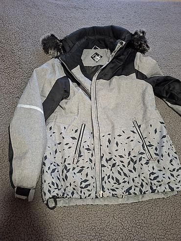 Zimska jakna – veličina XL - Boja: siva sa crnim detaljima i at lalafo.rs — 1 Zimska jakna – veličina XL - Boja: siva sa crnim detaljima i — 1