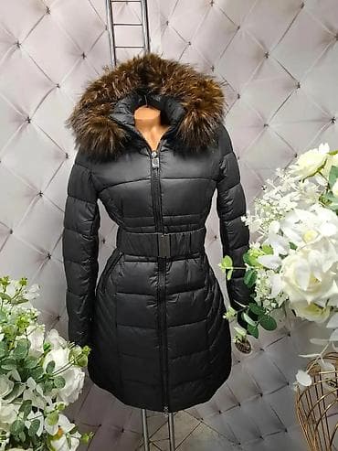 kozna jakna sa: Ženska zimska jakna sa kapuljačom i krznom - Model: duga, prošivena na lalafo.rs — 3 kozna jakna sa: Ženska zimska jakna sa kapuljačom i krznom - Model: duga, prošivena — 3