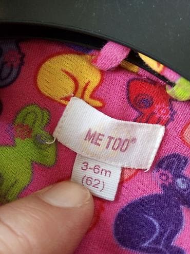 ME TOO bebi kombinezon sa kapuljačom, za uzrast 3–6 meseci (veličina na lalafo.rs — 2 ME TOO bebi kombinezon sa kapuljačom, za uzrast 3–6 meseci (veličina — 2