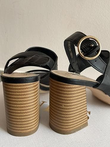 PRIMARK ženske sandale - Model: crne sandale sa debljom štiklom - at lalafo.rs — 2 PRIMARK ženske sandale - Model: crne sandale sa debljom štiklom - — 2