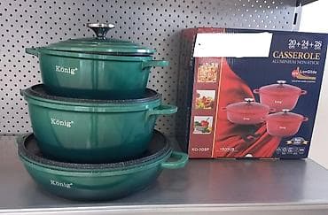 Home & Garden: 03. Set granitnog posuđa KO-3GSP 7400 din Set sadrži Šerpu 20 cm - at lalafo.rs — 2 Home & Garden: 03. Set granitnog posuđa KO-3GSP 7400 din Set sadrži Šerpu 20 cm - — 2