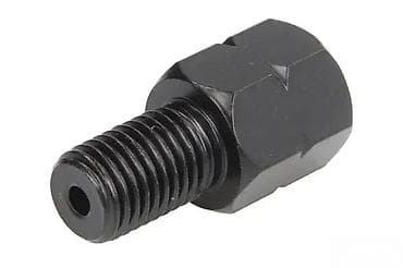 Crni metalni adapter sa navojem, kompaktan i robustan. Poseduje muški na lalafo.rs Crni metalni adapter sa navojem, kompaktan i robustan. Poseduje muški