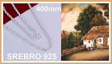 Personal Items: Srebrni lančić – pletena “rope” šara - Materijal: srebro 925 at lalafo.rs — 2 Personal Items: Srebrni lančić – pletena “rope” šara - Materijal: srebro 925 — 2