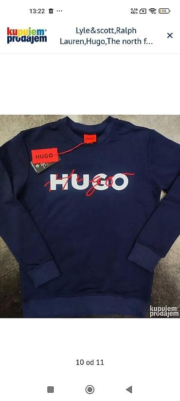 Muški duks HUGO - Model: klasični crewneck (okrugao izrez) - Boja na lalafo.rs Muški duks HUGO - Model: klasični crewneck (okrugao izrez) - Boja