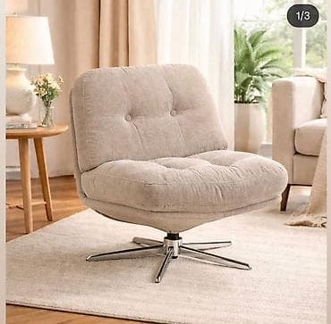 Antique Armchairs: Moderan rotirajući lounge/fotelja na postolju od hroma - Široko at lalafo.rs — 2 Antique Armchairs: Moderan rotirajući lounge/fotelja na postolju od hroma - Široko — 2