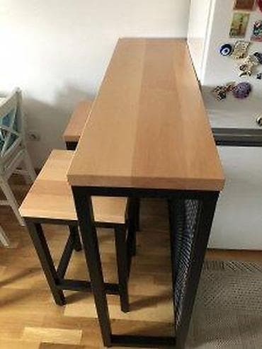 Kitchen furniture: MASIVNI BARSKI STO BUKVA | Kontakt telefon 06******** Viber 06******** at lalafo.rs — 7 Kitchen furniture: MASIVNI BARSKI STO BUKVA | Kontakt telefon 06******** Viber 06******** — 7
