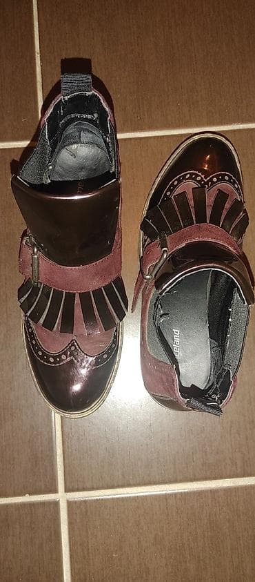 Ženske gležnjače u kombinaciji kože i brušene kože, bordo/burgundi at lalafo.rs — 5 Ženske gležnjače u kombinaciji kože i brušene kože, bordo/burgundi — 5