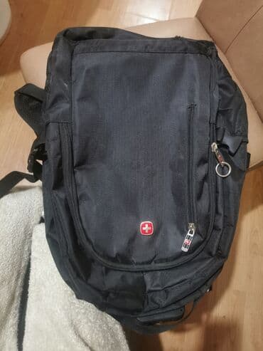 Ostalo: Crni ranac. Made in Swiss ojacan. Nеma ostecenja .Duzina 50cm,sirina na lalafo.rs — 5 Ostalo: Crni ranac. Made in Swiss ojacan. Nеma ostecenja .Duzina 50cm,sirina — 5