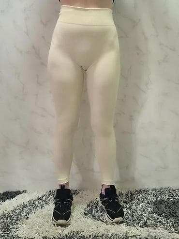 Leggings, Bike shorts: Ženske bež helanke sa visokim strukom - Visok, širok pojas za dodatnu at lalafo.rs — 1 Leggings, Bike shorts: Ženske bež helanke sa visokim strukom - Visok, širok pojas za dodatnu — 1