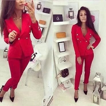 pantalone gina benotti: Ženski komplet – elegantno odelo sa sako‑m i pantalonama veličine S na lalafo.rs — 1 pantalone gina benotti: Ženski komplet – elegantno odelo sa sako‑m i pantalonama veličine S — 1