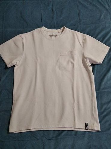 Short sleeves T-shirt, 2XL (EU 56), color - Beige, Cotton at lalafo.rs Short sleeves T-shirt, 2XL (EU 56), color - Beige, Cotton