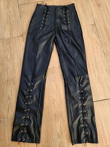 pantalone butiku ali: Pantalone eko koza M vel, nemaju oštećenja na lalafo.rs — 1 pantalone butiku ali: Pantalone eko koza M vel, nemaju oštećenja — 1