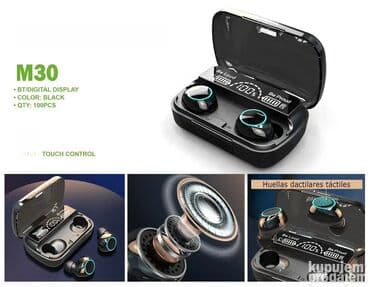 Slušalice: Bluetooth Slušalice M30 🎧📱 ✨ Novo, u originalnom pakovanju na lalafo.rs Slušalice: Bluetooth Slušalice M30 🎧📱 ✨ Novo, u originalnom pakovanju