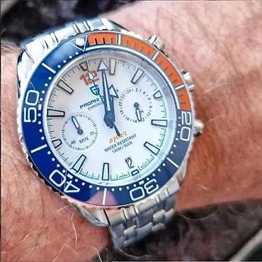 PAGANI DESIGN PD-1711 Bela- Omega Seamaster- Seiko VK64 meh Potpuno na lalafo.rs PAGANI DESIGN PD-1711 Bela- Omega Seamaster- Seiko VK64 meh Potpuno