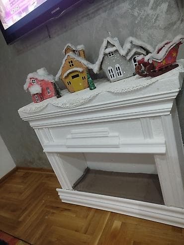 Ručno rađene novogodišnje kućice i kamini unikatna dekoracija 🎁 na lalafo.rs — 3 Ručno rađene novogodišnje kućice i kamini unikatna dekoracija 🎁 — 3
