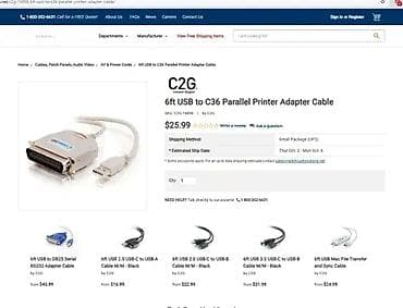 #3045 Kabl Adapter Vivanco USB to Parallel 36 Pins; Dužina kabla cca 2 na lalafo.rs — 5 #3045 Kabl Adapter Vivanco USB to Parallel 36 Pins; Dužina kabla cca 2 — 5