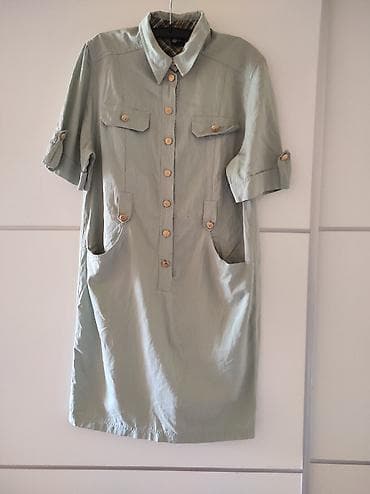 Women's Clothing: Haljina pamucna. Mint zelena boja. Poluobim grudi 57, ramena 43 at lalafo.rs — 1 Women's Clothing: Haljina pamucna. Mint zelena boja. Poluobim grudi 57, ramena 43 — 1