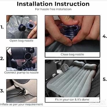 Dusek za auto na naduvavanje Cena 3500 din Sklopivi dušek je at lalafo.rs — 3 Dusek za auto na naduvavanje Cena 3500 din Sklopivi dušek je — 3