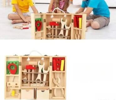 Kids' Workshops & Tools: Drvena Radionica za Dečake – Alat 🔨🛠️ Novo, u originalnom pakovanju at lalafo.rs — 1 Kids' Workshops & Tools: Drvena Radionica za Dečake – Alat 🔨🛠️ Novo, u originalnom pakovanju — 1