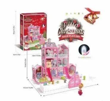 Kućica za lutke sa nameštajem i dodacima – 191 deo Savršena kućica za na lalafo.rs Kućica za lutke sa nameštajem i dodacima – 191 deo Savršena kućica za