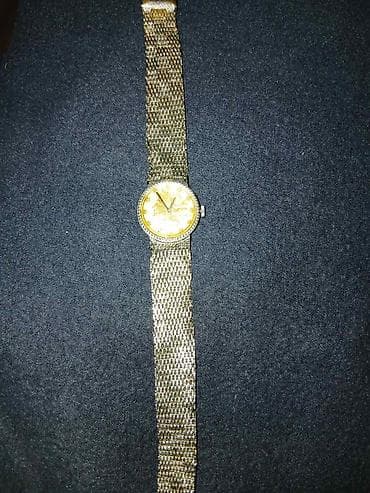 Zlatni ženski ručni sat sa mrežastom narukvicom - Elegantno kućište at lalafo.rs — 1 Zlatni ženski ručni sat sa mrežastom narukvicom - Elegantno kućište — 1