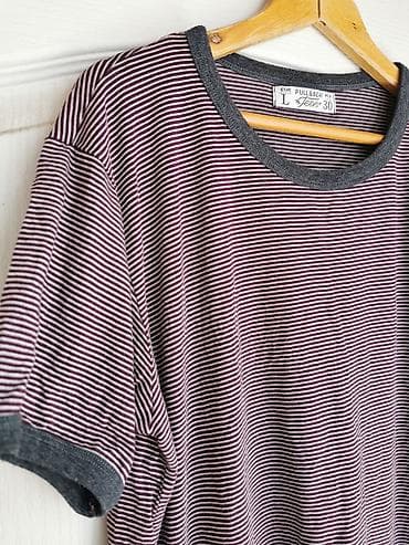 PULL&BEAR ženska majica kratkih rukava - Model: prugasta majica na lalafo.rs — 1 PULL&BEAR ženska majica kratkih rukava - Model: prugasta majica — 1