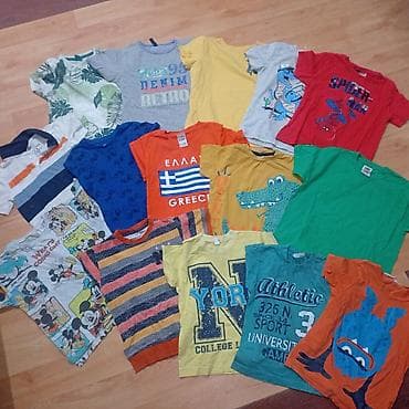 Veliki lot dečijih majica kratkih rukava - Različiti modeli i boje na lalafo.rs — 6 Veliki lot dečijih majica kratkih rukava - Različiti modeli i boje — 6