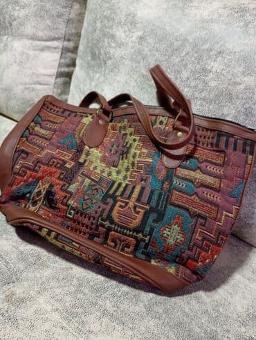 Velika ženska torba sa etno/boho dezenom - Materijal: čvrsta na lalafo.rs Velika ženska torba sa etno/boho dezenom - Materijal: čvrsta