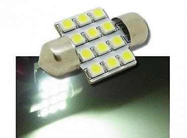 kom sa etiketom: LED auto sijalica – festoon 36 mm, 12x SMD 3528 - Tip at lalafo.rs — 1 kom sa etiketom: LED auto sijalica – festoon 36 mm, 12x SMD 3528 - Tip — 1