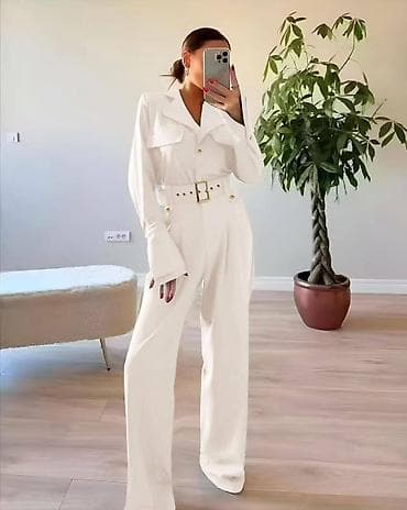 Ženski elegantni kombinezon sa pojasom - Model sa dugim nogavicama at lalafo.rs Ženski elegantni kombinezon sa pojasom - Model sa dugim nogavicama