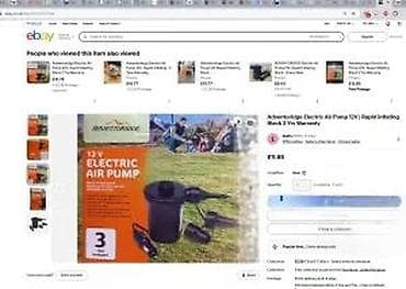Kompresori za vazduh: Električna vazdušna pumpa 12 V – Adventuridge - Napajanje: 12 V DC na lalafo.rs — 10 Kompresori za vazduh: Električna vazdušna pumpa 12 V – Adventuridge - Napajanje: 12 V DC — 10