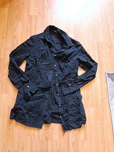 Crna košulja/tunika dugih rukava - Brend: KENVELO (etiketa na na lalafo.rs Crna košulja/tunika dugih rukava - Brend: KENVELO (etiketa na