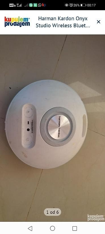 Harman Kardon Onyx Studio Wireless Bluetooth Speaker White na lalafo.rs Harman Kardon Onyx Studio Wireless Bluetooth Speaker White