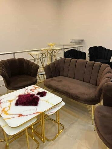 Stilske garniture: Shell set ( 2 fotelje + dvosed ) ✨ -Cena za set : 430€ Pojedinačno na lalafo.rs — 5 Stilske garniture: Shell set ( 2 fotelje + dvosed ) ✨ -Cena za set : 430€ Pojedinačno — 5