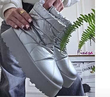 High boots, 38, color - Silver at lalafo.rs — 3 High boots, 38, color - Silver — 3