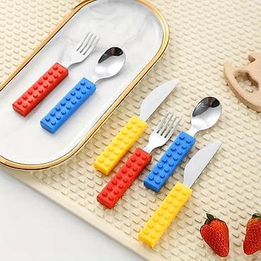 Pribor za jelo za decu LEGO stil NOVO Dečiji set pribora za jelo – na lalafo.rs — 5 Pribor za jelo za decu LEGO stil NOVO Dečiji set pribora za jelo – — 5