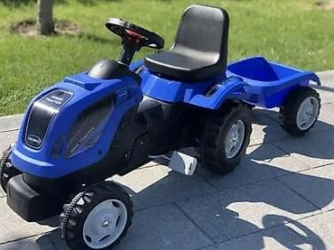 Dečiji traktor na pedale sa prikolicom - Pedalni pogon: dete pokreće na lalafo.rs Dečiji traktor na pedale sa prikolicom - Pedalni pogon: dete pokreće