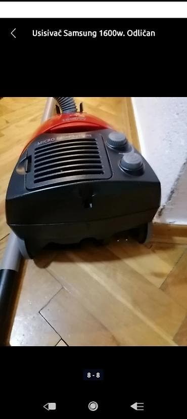Usisivač samsung na vrećicu. ispravan dobar 1600 w. Dobar na lalafo.rs — 7 Usisivač samsung na vrećicu. ispravan dobar 1600 w. Dobar — 7