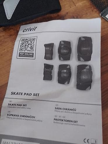 Set zaštitne opreme za biciklo,skejt,rolere itd – Crivit Skate Pad Set at lalafo.rs — 9 Set zaštitne opreme za biciklo,skejt,rolere itd – Crivit Skate Pad Set — 9